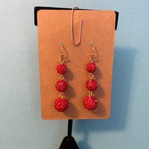 Liz Claiborne Red earrings